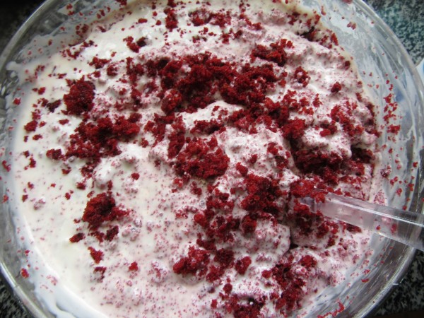 Tarta o helado red velvet Thermomix