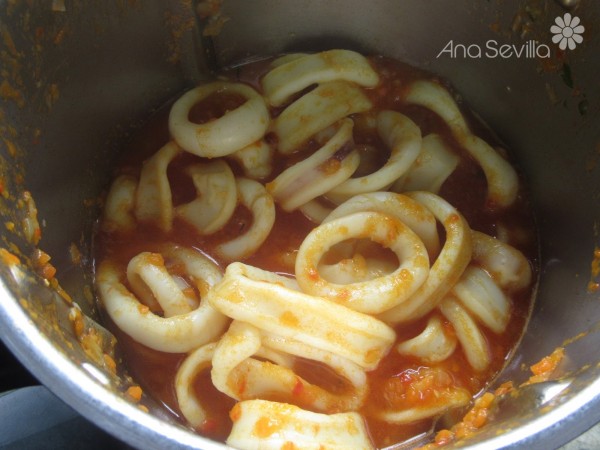 Calamares a la marinera Thermomix