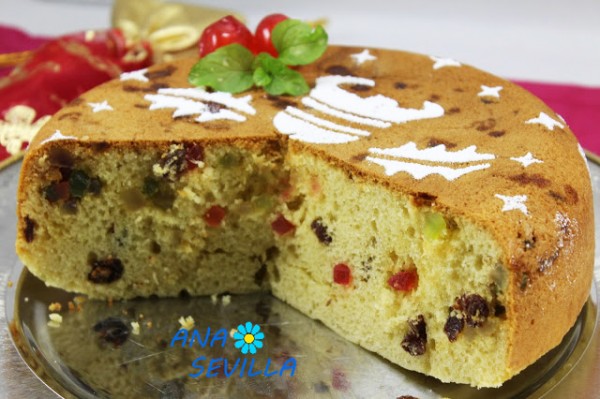 Plum-cake de frutas escarchadas olla GM Ana Sevilla