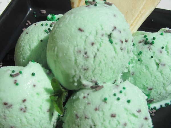 Helado de menta y chocolate con Thermomix