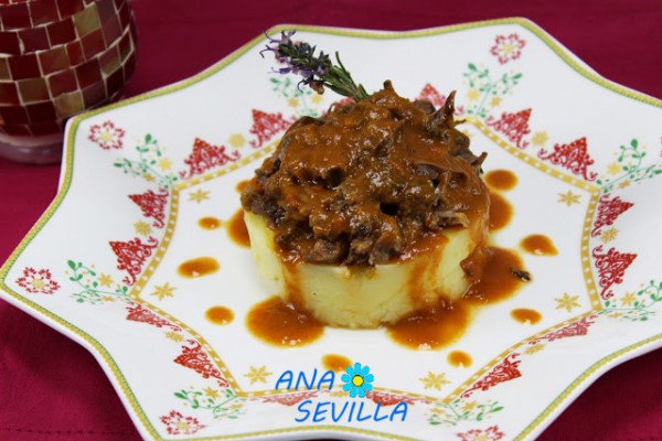 Rabo de toro al vino tinto con Thermomix