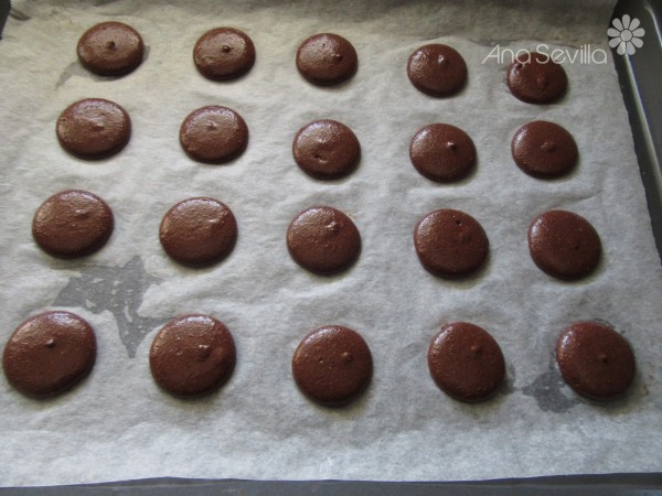 Macarons de chocolate Thermomix