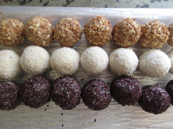 Trufas de chocolate blanco Thermomix