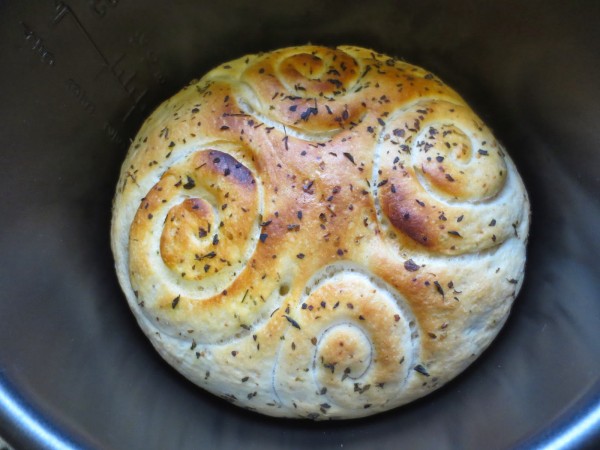 Pan de ajo y orégano olla GM