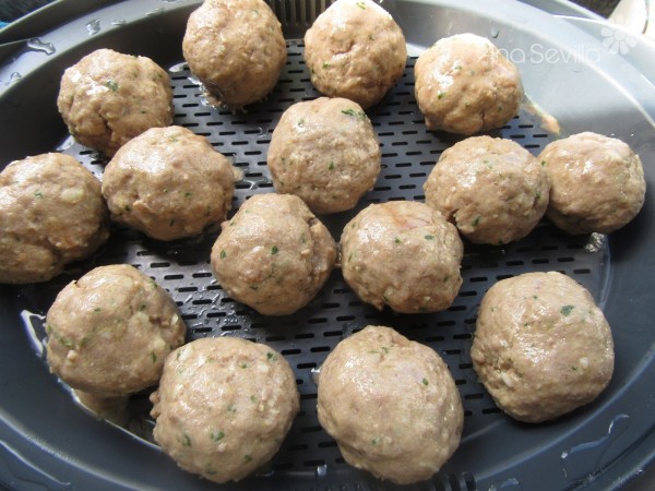 Albóndigas en salsa de curry Thermomix