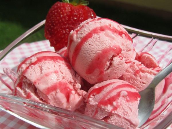 Helado de fresa cocina tradicional Ana Sevilla 