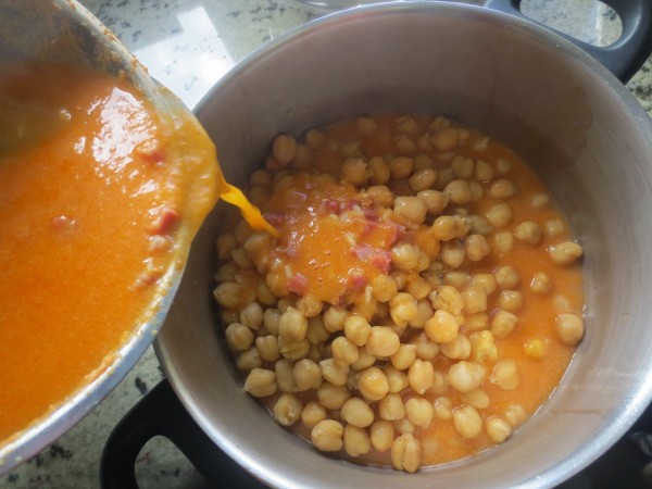 Garbanzos con arroz con Thermomix