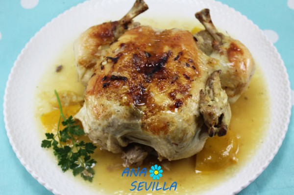 Pollo asado al limón olla GM