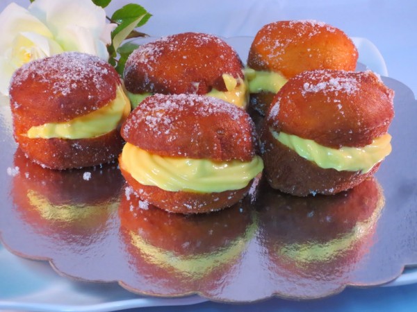 Bombas fritas, berlinesas o bolas de fraile Ana Sevilla cocina tradicional