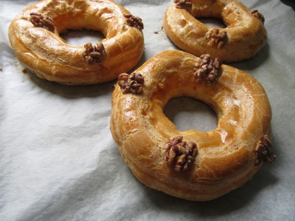 Coronas de nata y nueces con Thermomix