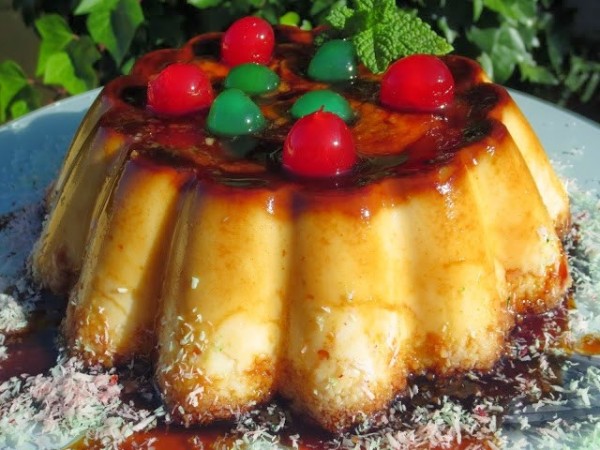Flan de queso y coco Ana Sevilla cocina tradicional