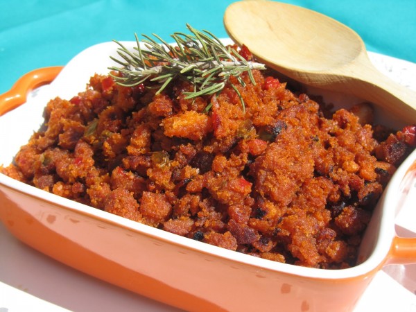 Migas de pan con picadillo cocina tradicional Ana Sevilla