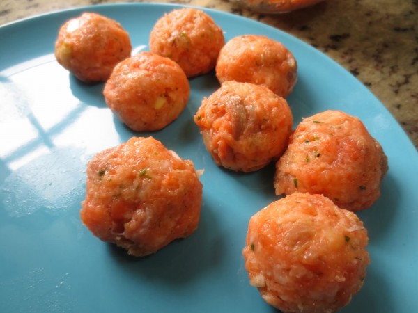 Albóndigas de salmón al eneldo olla GM