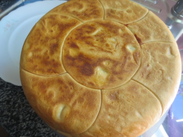 Pastel empanadilla de merluza y gambas olla GM 