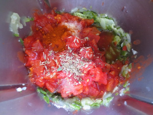 Salsa mejicana para dipear Thermomix