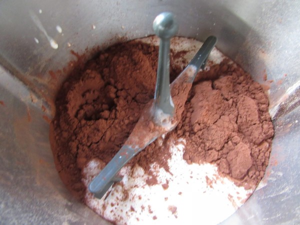 Helado de chocolate expres con Thermomix