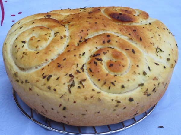 Pan de ajo y orégano olla GM