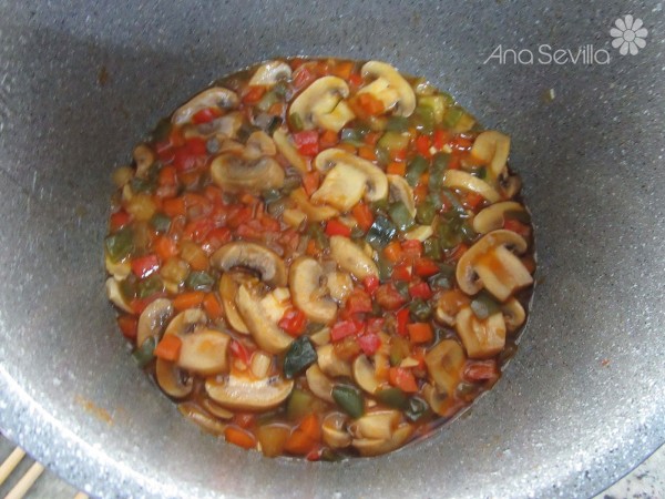 Fideos chinos vegetarianos Thermomix