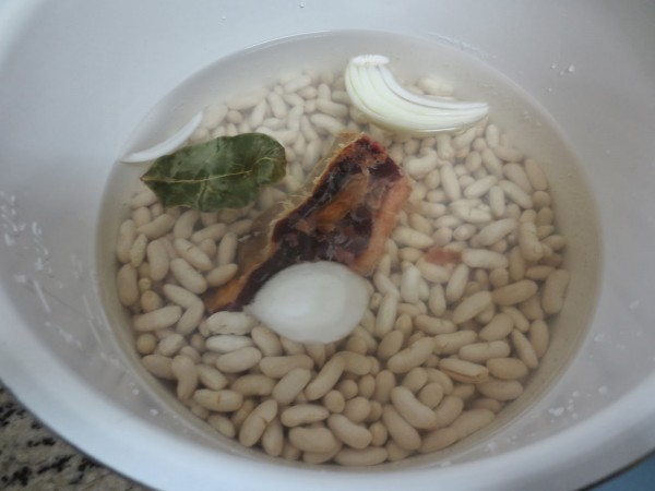 Alubias con langostinos olla GM