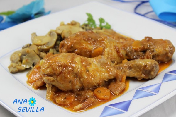 Pollo a la buena mujer Thermomix - Juani de Ana Sevilla | Recetas Thermomix  | Olla GM | Mambo