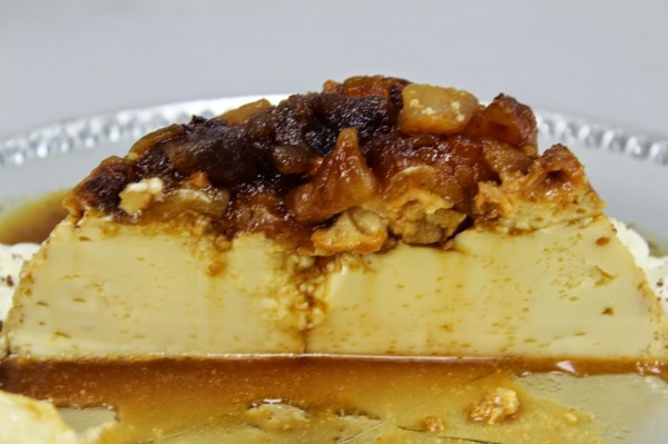 Flan de huevo y manzana olla GM