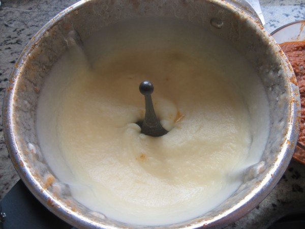 Milhojas de patata y carne Thermomix