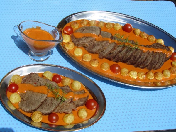 Roti (o redondo) de ternera en salsa Thermomix
