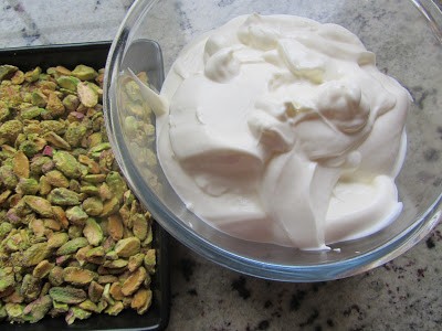 Helado de yogurt y pistachos con Thermomix