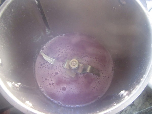 Tarta de caramelos violeta con Thermomix.