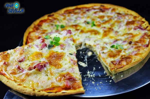 Pizza expres sin reposo Ana Sevilla cocina tradicional