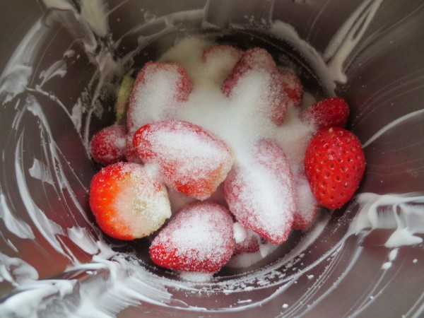 Tarta de fresa y yogur Thermomix