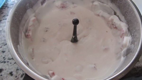 Fresas con nata y yogurt Thermomix