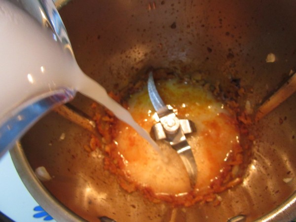 Hamburguesas de merluza en salsa Thermomix