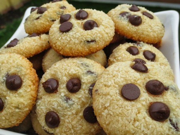 Mini-cookies de coco y chocolate Ana Sevilla