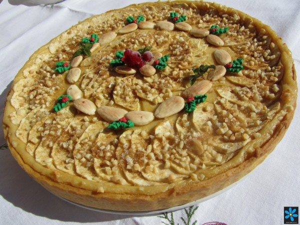 Tarta de manzana y almendras Ana Sevilla