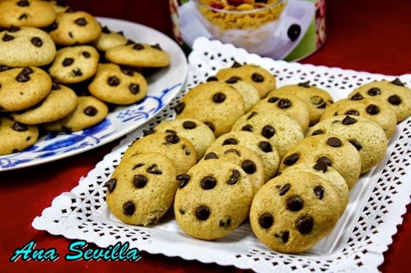 Cookies integrales sin huevo Ana Sevilla cocina tradicional
