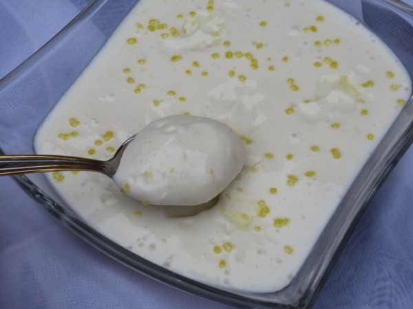 Mousse de limón y yogurt Thermomix