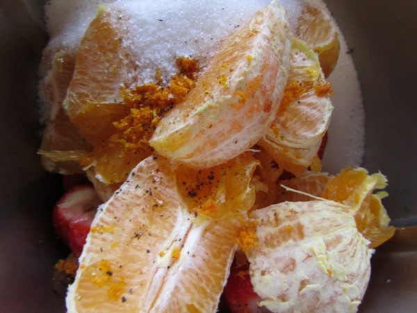 Mermelada de naranja y fresa Thermomix